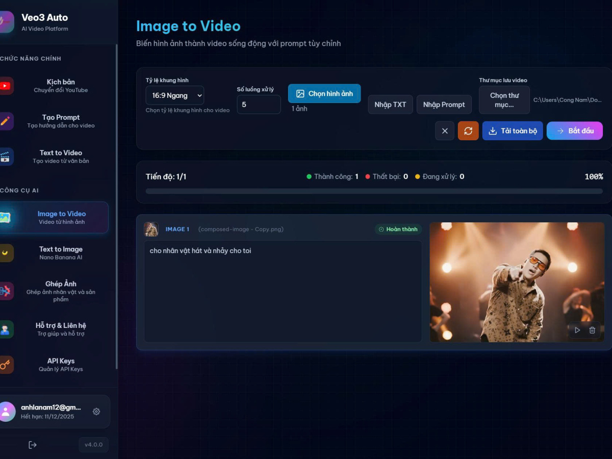Veo3 Auto  - Ảnh 4