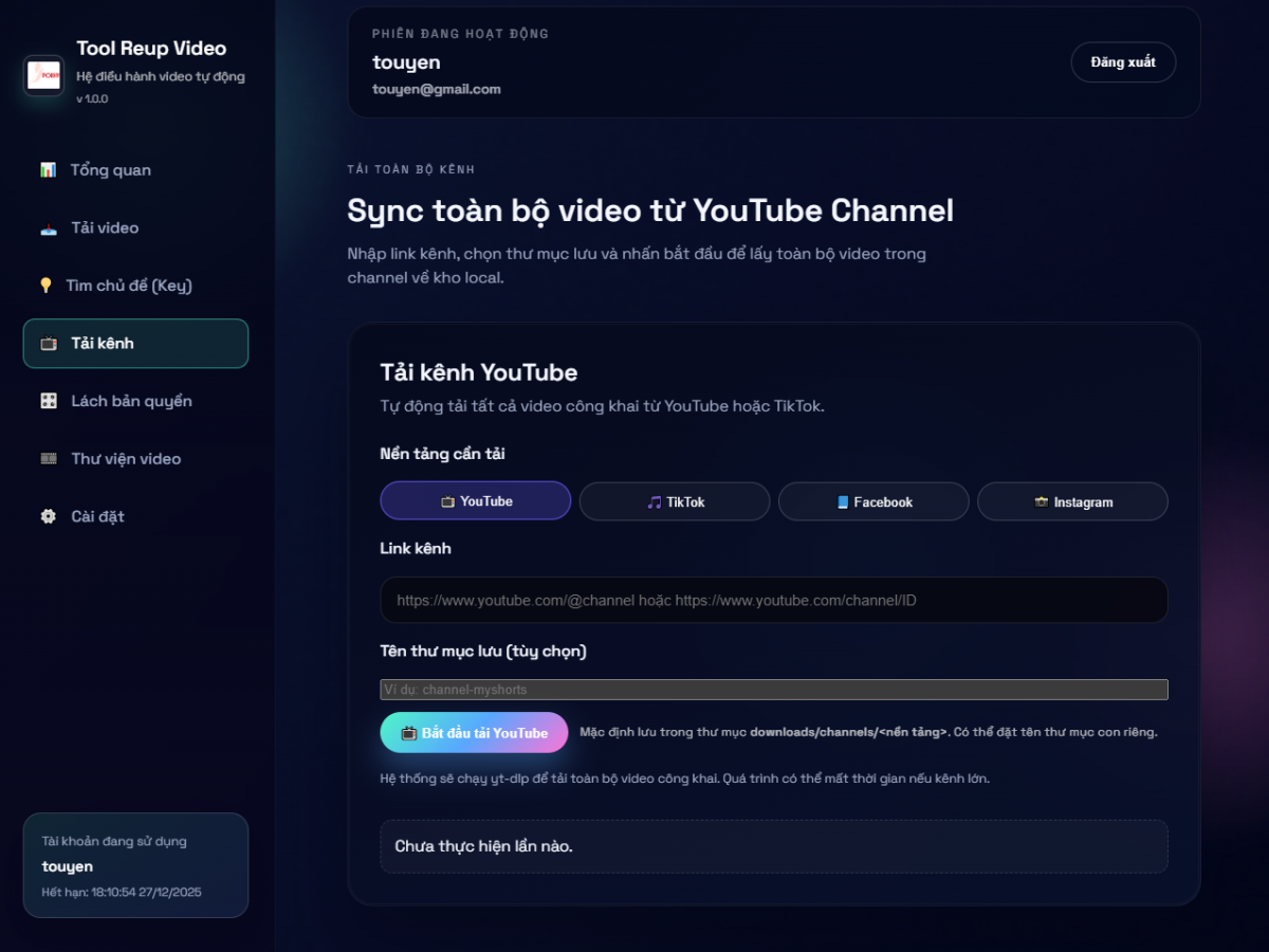 Tools Reup Video Đa Nền Tảng - Ảnh 4