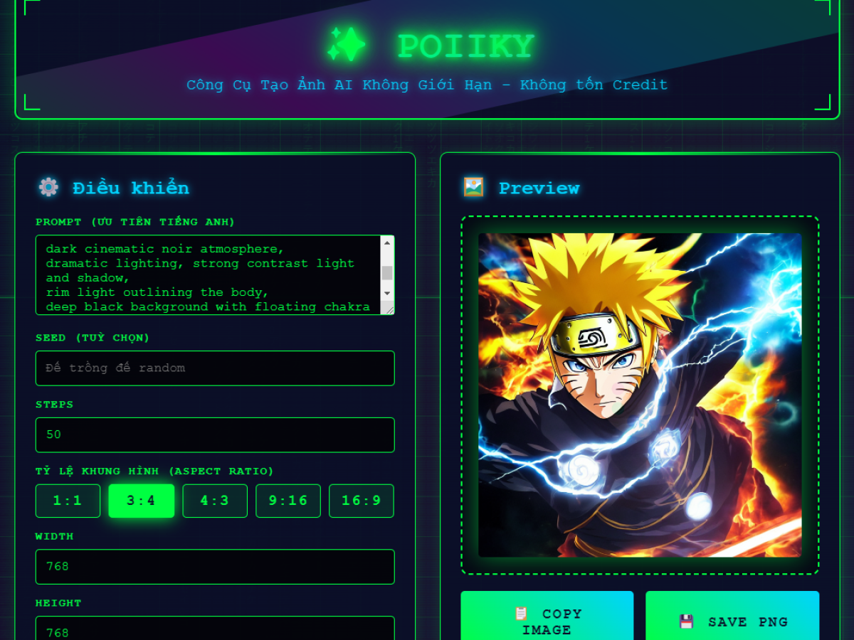Tool Tạo Ảnh AI Không Giới Hạn - Không tốn Credit (Vĩnh Viễn)